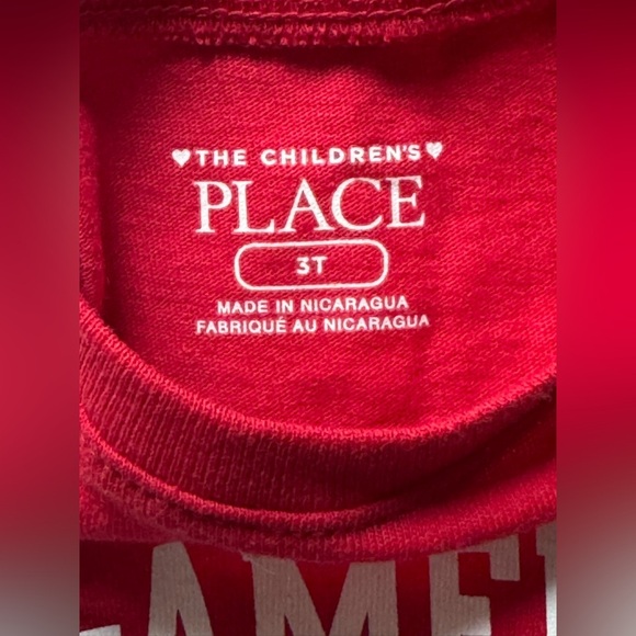 Children’s place red flag shirt All American girl - Picture 3 of 3